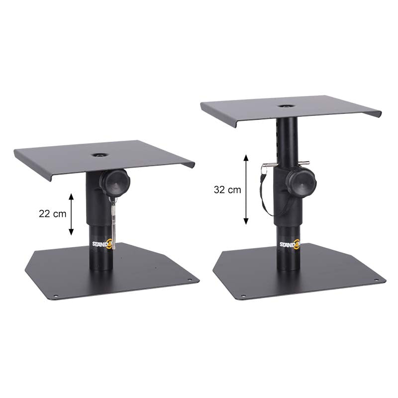 Monitor Stands (2 Stk.) Verstellbare Stative für Studio monitors