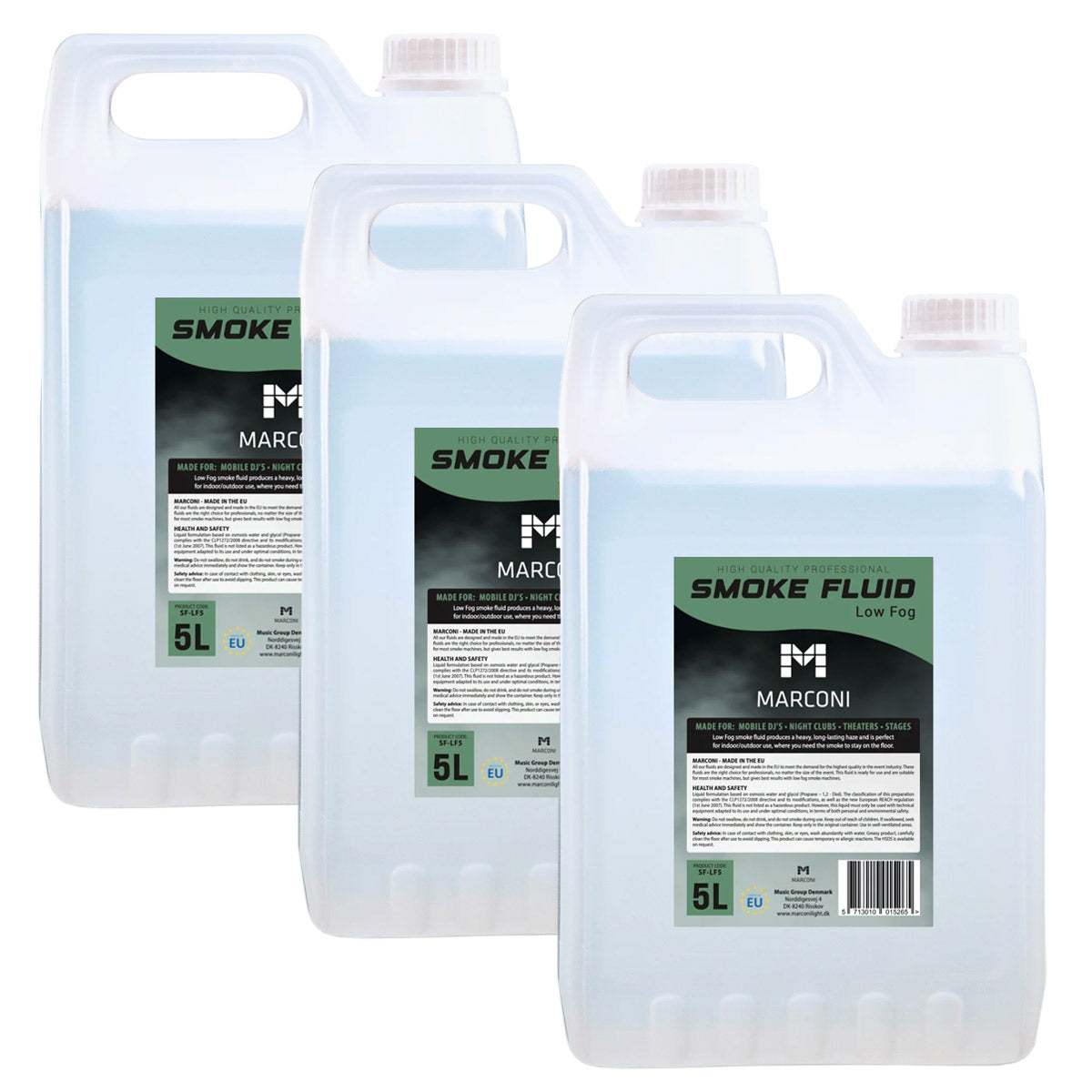 3 x 5L Nebelflüssigkeit (geringe Nebelbildung)