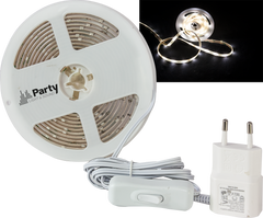 Party LED Strip (Weiß, 3m)