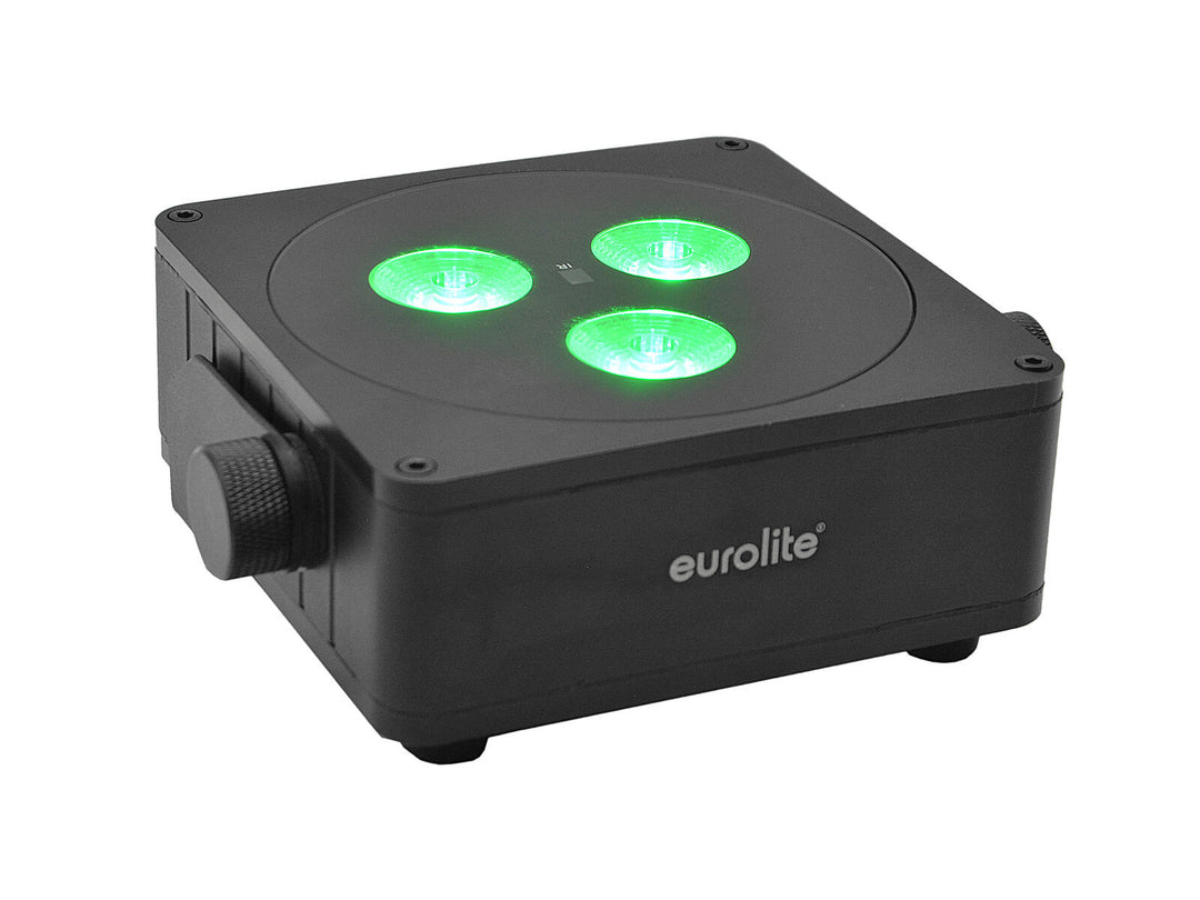 EUROLITE AKKU IP Flach Light 3 bk