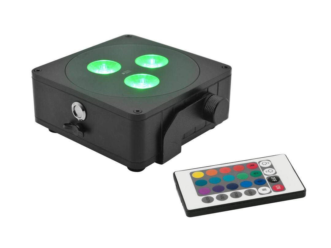 EUROLITE AKKU IP Flach Light 3 bk