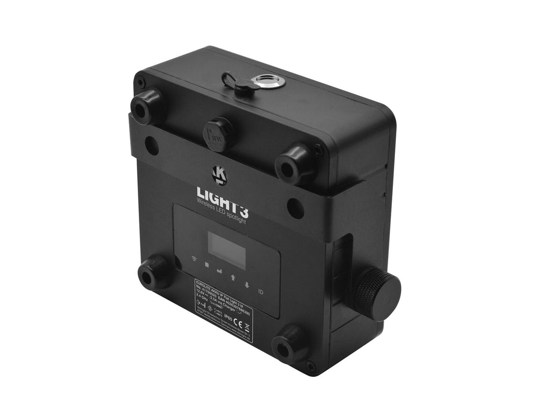 EUROLITE AKKU IP Flach Light 3 bk