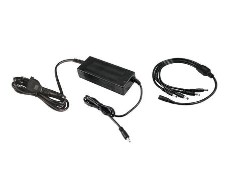 EUROLITE Ladegerät 4x Akku Flat Light Series