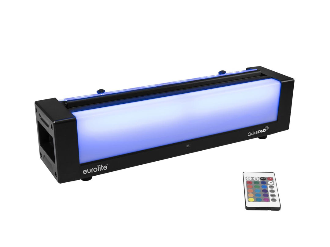 EUROLITE Set AKKU 2x Flat light 3 bk + Bar-6 + Stative