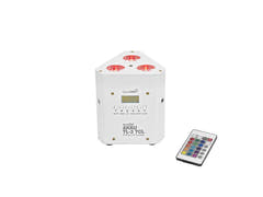 EUROLITE Set 4x AKKU TL-3 TCL weiß + Koffer TDV-1