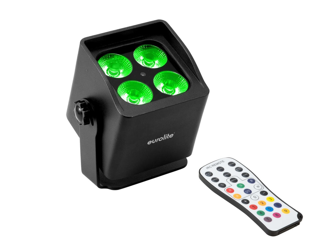 EUROLITE Set 6x AKKU Mini IP UP-4 QCL Spot MK2 + Softbag