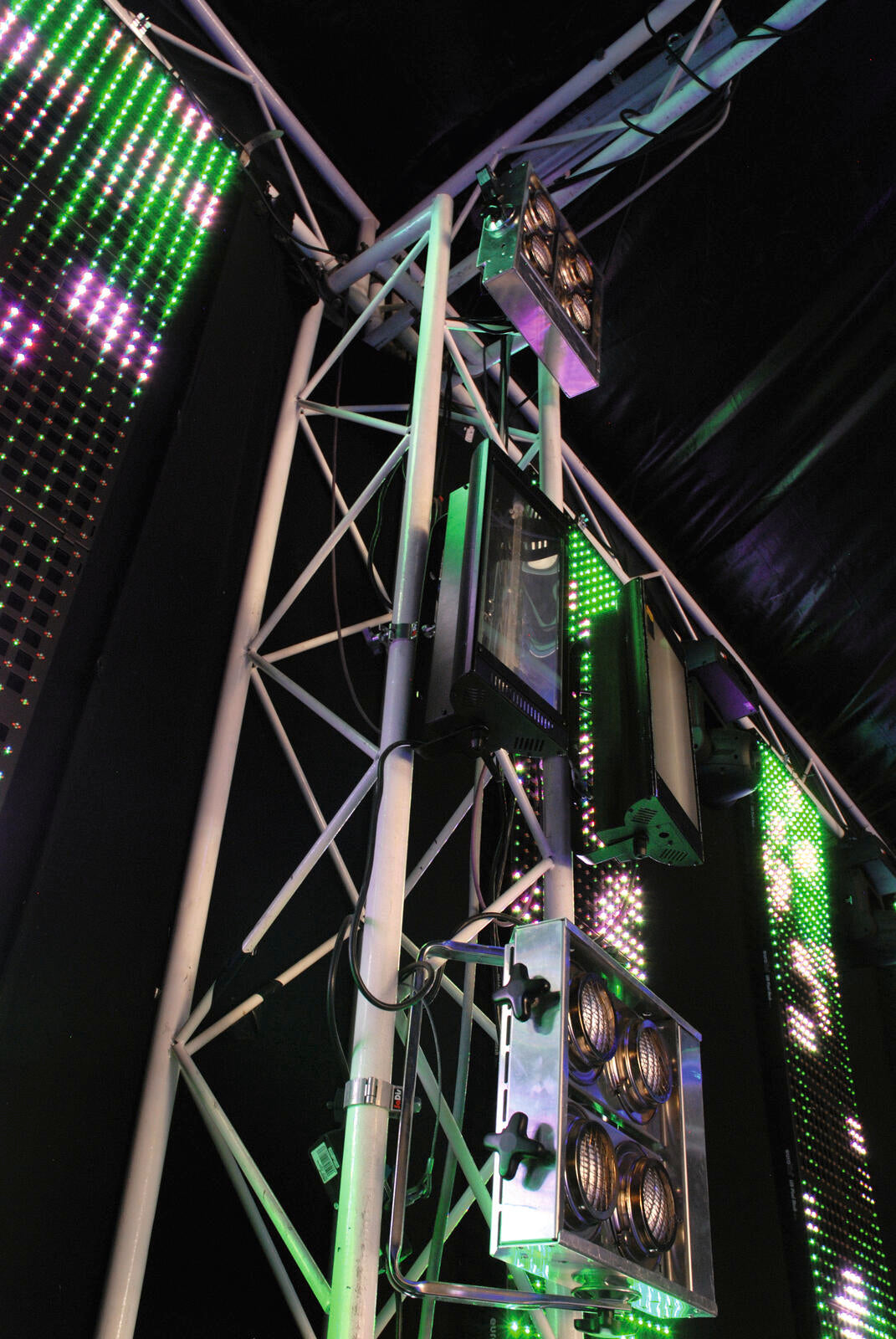 EUROLITE Publikumsblinder 4xPAR-36 bk