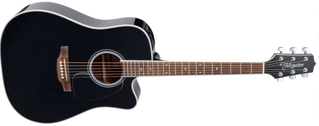 Takamine GD34CE-BLK Dreadnought Stahlsaiten-Akustikgitarren