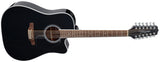 Takamine GD38CE-BLK Dreadnought 12-saitige Akustik-Gitarren, B