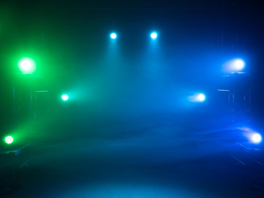 EUROLITE Set 4x LED PARty Spot Silent RGB/WW mit Soft-Tasche