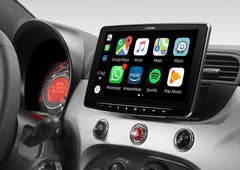Apple Carplay, Android Auto in Fiat 500 Beige Interieur (2007-2015)