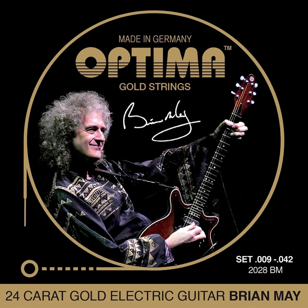 Optima Saiten für E-Gitarre Goldsaiten rund gewickelt - Set (2028BM)