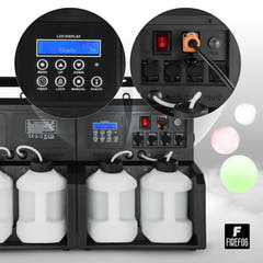 Firefog BUBBLE FOGGER 2000 nebel- und Blasenmaschine mit LED und DMX