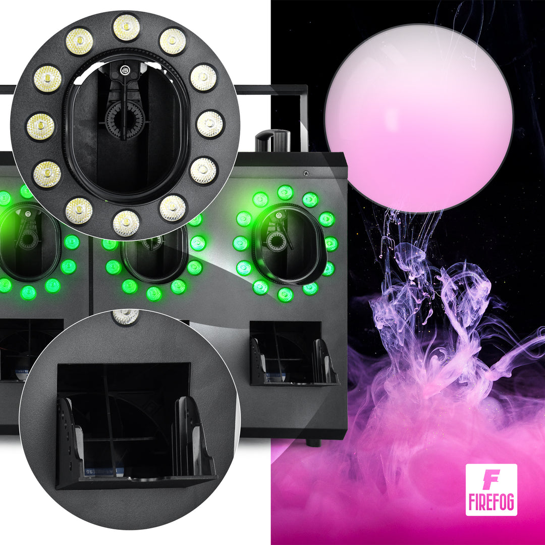 Firefog BUBBLE FOGGER 2000 nebel- und Blasenmaschine mit LED und DMX