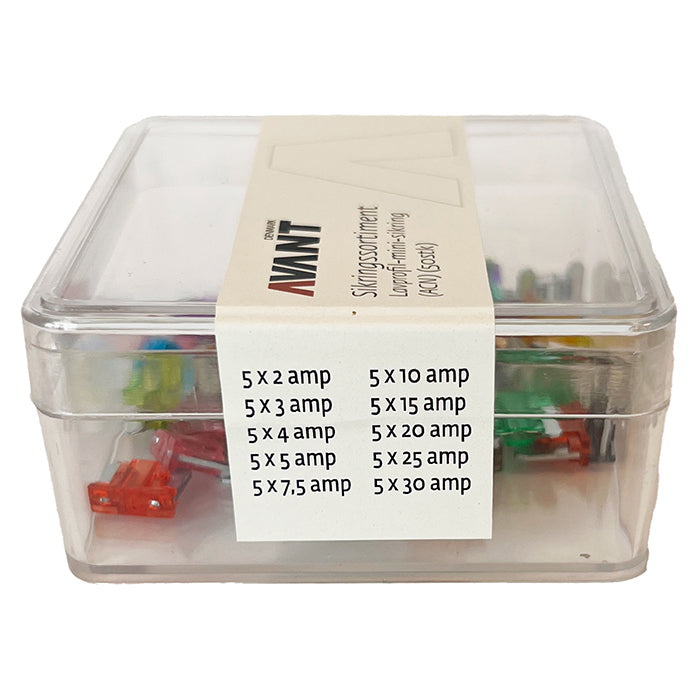 Sicherungssortiment, Low-Profile-Mini-Sicherungen (ACN)