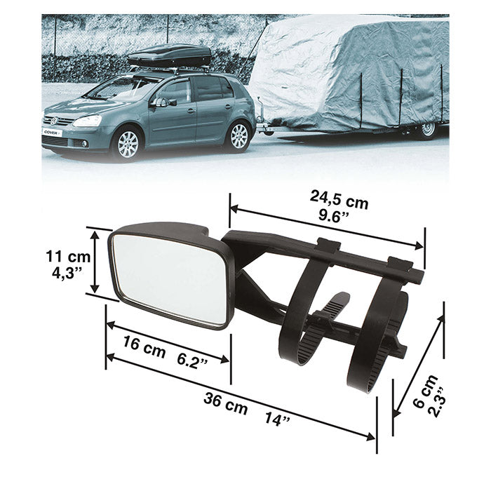 Camping-/Wohnwagenspiegel, 1 Stück, universell