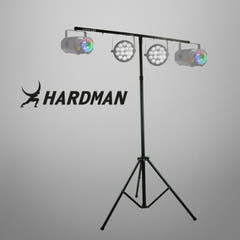 Hardman LS1 Lichtstativ mit Quertraverse, 1,6 bis 2,8 m, 45 kg