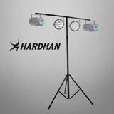 Hardman LS1 Lichtstativ mit Quertraverse, 1,6 bis 2,8 m, 45 kg