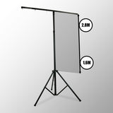 Hardman LS1 Lichtstativ mit Quertraverse, 1,6 bis 2,8 m, 45 kg