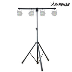 Hardman HLS2 Lichtstativ mit T-Bar, 2,5 m, 70 kg, schwarz