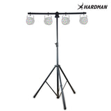 Hardman HLS2 Lichtstativ mit T-Bar, 2,5 m, 70 kg, schwarz