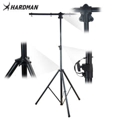 Hardman HLS2 Lichtstativ mit T-Bar, 2,5 m, 70 kg, schwarz