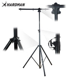 Hardman HLS2 Lichtstativ mit T-Bar, 2,5 m, 70 kg, schwarz