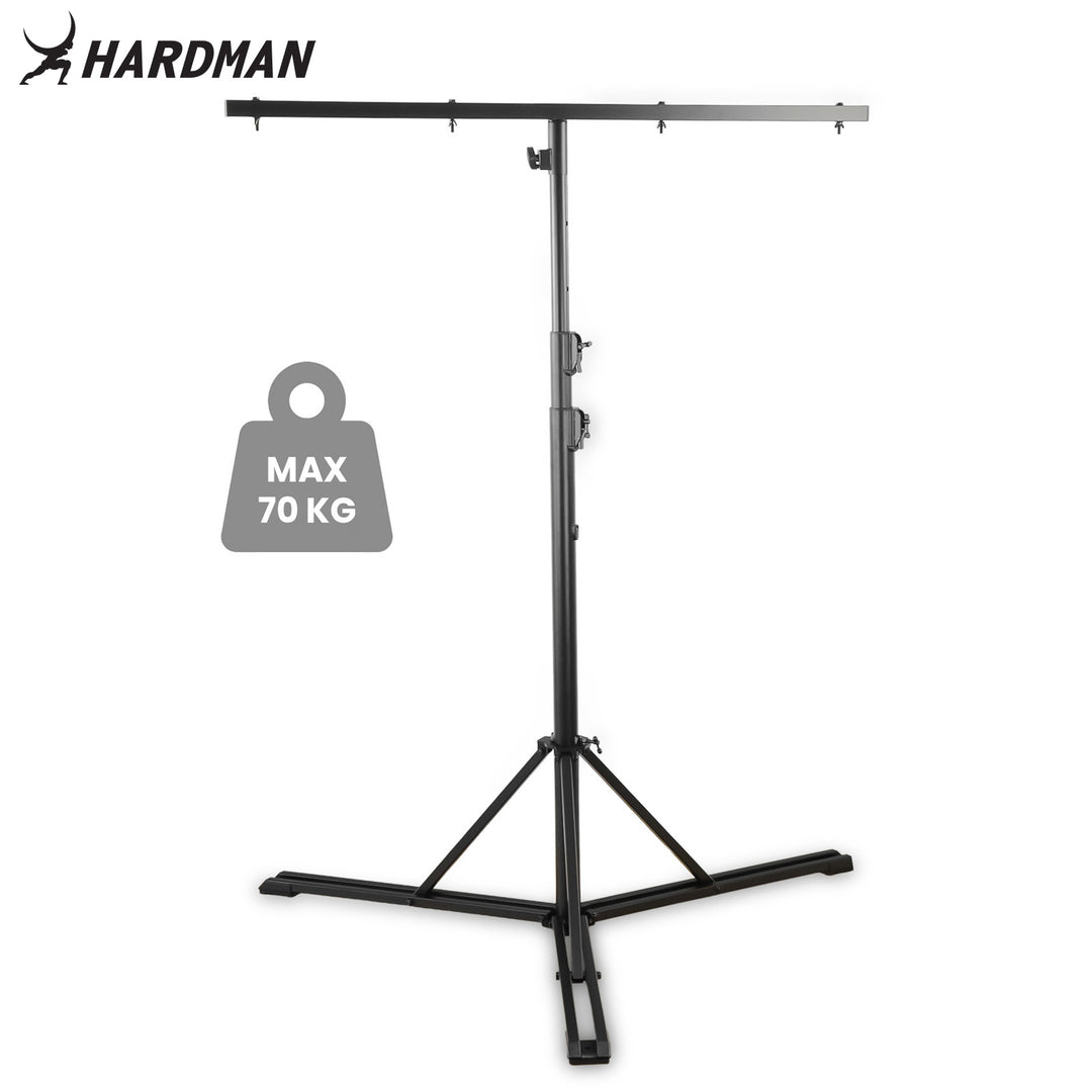Hardman HLS13 Lichtstativ mit T-Bar und Tasche, 3 m, 70 kg