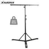 Hardman HLS13 Lichtstativ mit T-Bar und Tasche, 3 m, 70 kg