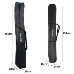 Hardman SDLS8 Lichtbrücke auf Stativen, 3,5 m hoch und 3 m breit, zwei taschen