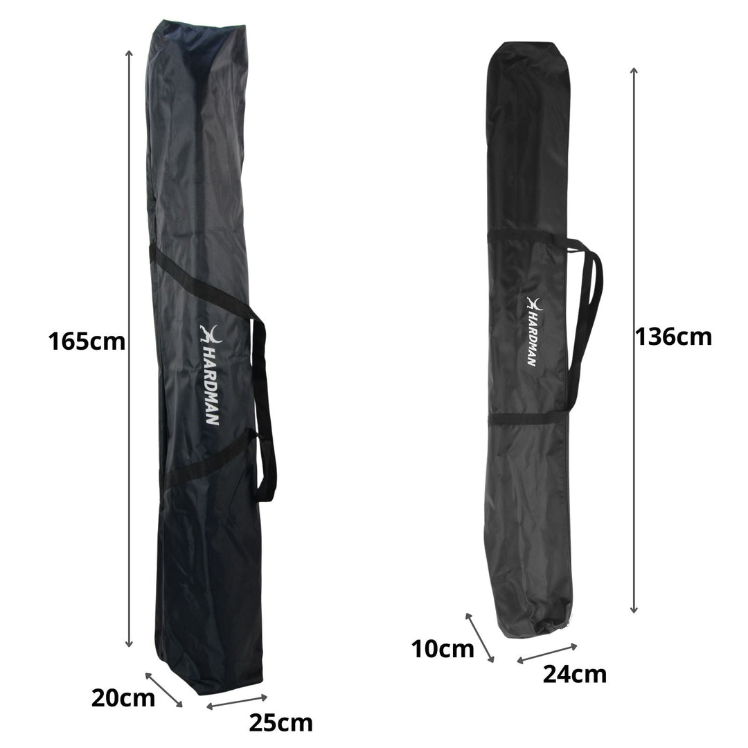 Hardman SDLS8 Lichtbrücke auf Stativen, 3,5 m hoch und 3 m breit, zwei taschen