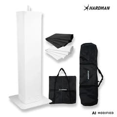 Hardman PTS23W Totem, weiß, 100-175 cm