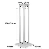 Hardman PTS23W Totem, weiß, 100-175 cm