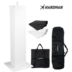 Hardman PTS23W Totem, weiß, 100-175 cm