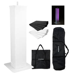 Hardman PTS23W Totem, weiß, 100-175 cm