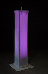 Hardman PTS23W Totem, weiß, 100-175 cm