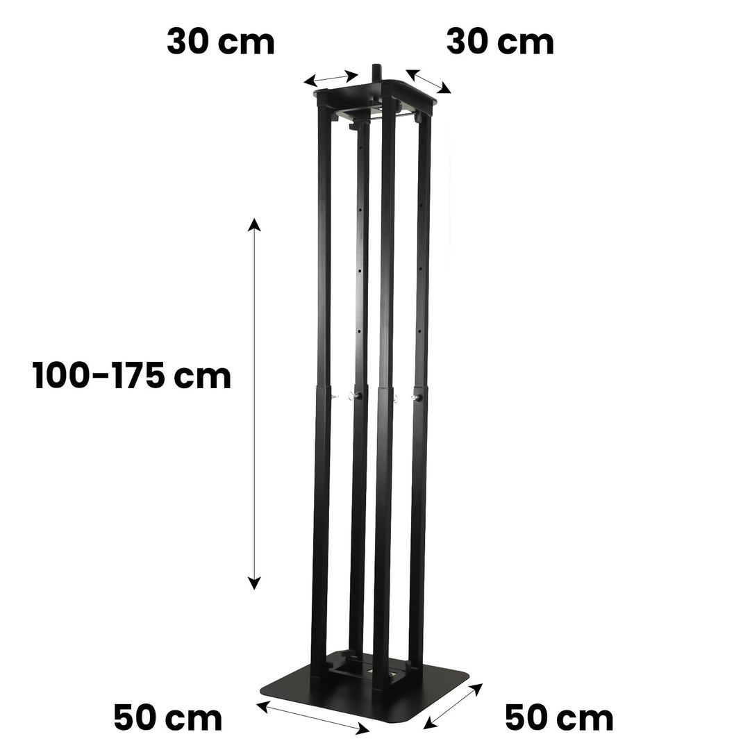 Hardman PTS23B Totem, schwarz, 100-175 cm