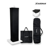 Hardman PTS24W Totem, weiß, 135-250 cm