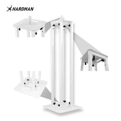 Hardman PTS24W Totem, weiß, 135-250 cm