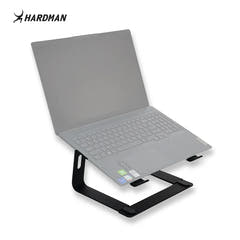Hardman LSR2 – Zusammenklappbarer Laptopständer aus Aluminium, schwarz