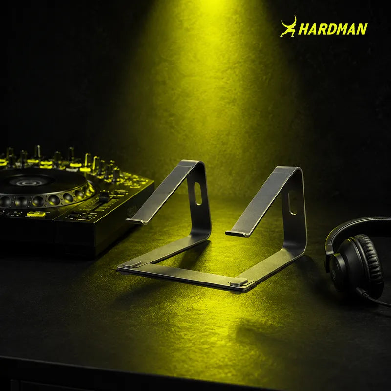 Hardman LSR2 – Zusammenklappbarer Laptopständer aus Aluminium, schwarz