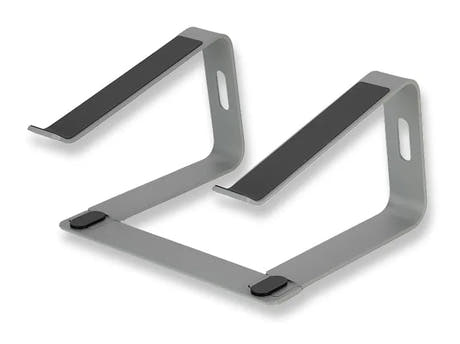 Hardman LSR2 – Zusammenklappbarer Laptopständer aus Aluminium, silberfarben