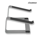 Hardman LSR2 – Zusammenklappbarer Laptopständer aus Aluminium, silberfarben