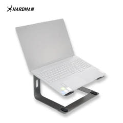 Hardman LSR2 – Zusammenklappbarer Laptopständer aus Aluminium, silberfarben