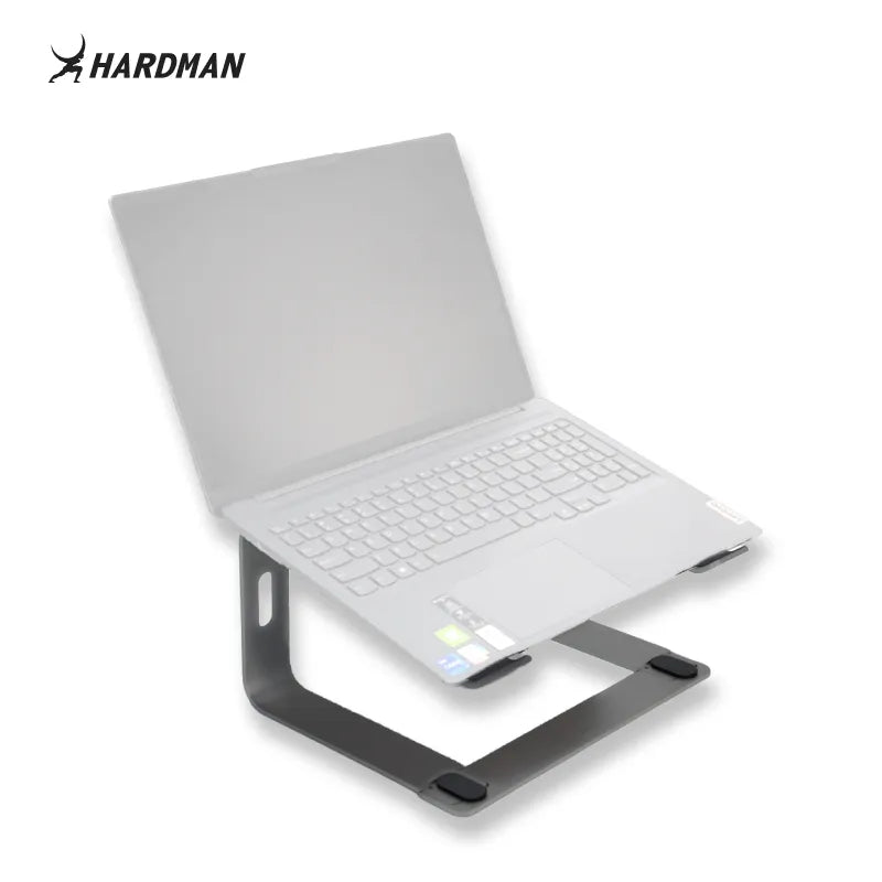 Hardman LSR2 – Zusammenklappbarer Laptopständer aus Aluminium, silberfarben