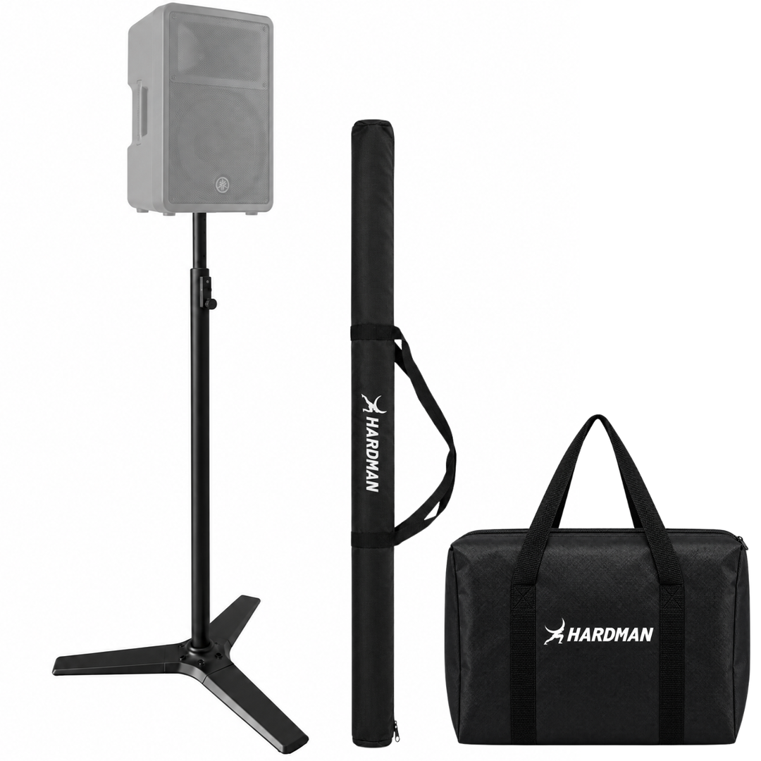 Hardman HLK57-PRO – Professioneller Lautsprecher- und Lichtständer 133–240 cm, 70 kg