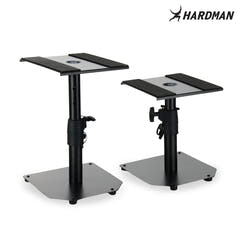 Hardman HLM42 Set mit zwei Studiomonitorständern für den Tisch
