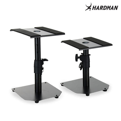 Hardman HLM42 Set mit zwei Studiomonitorständern für den Tisch