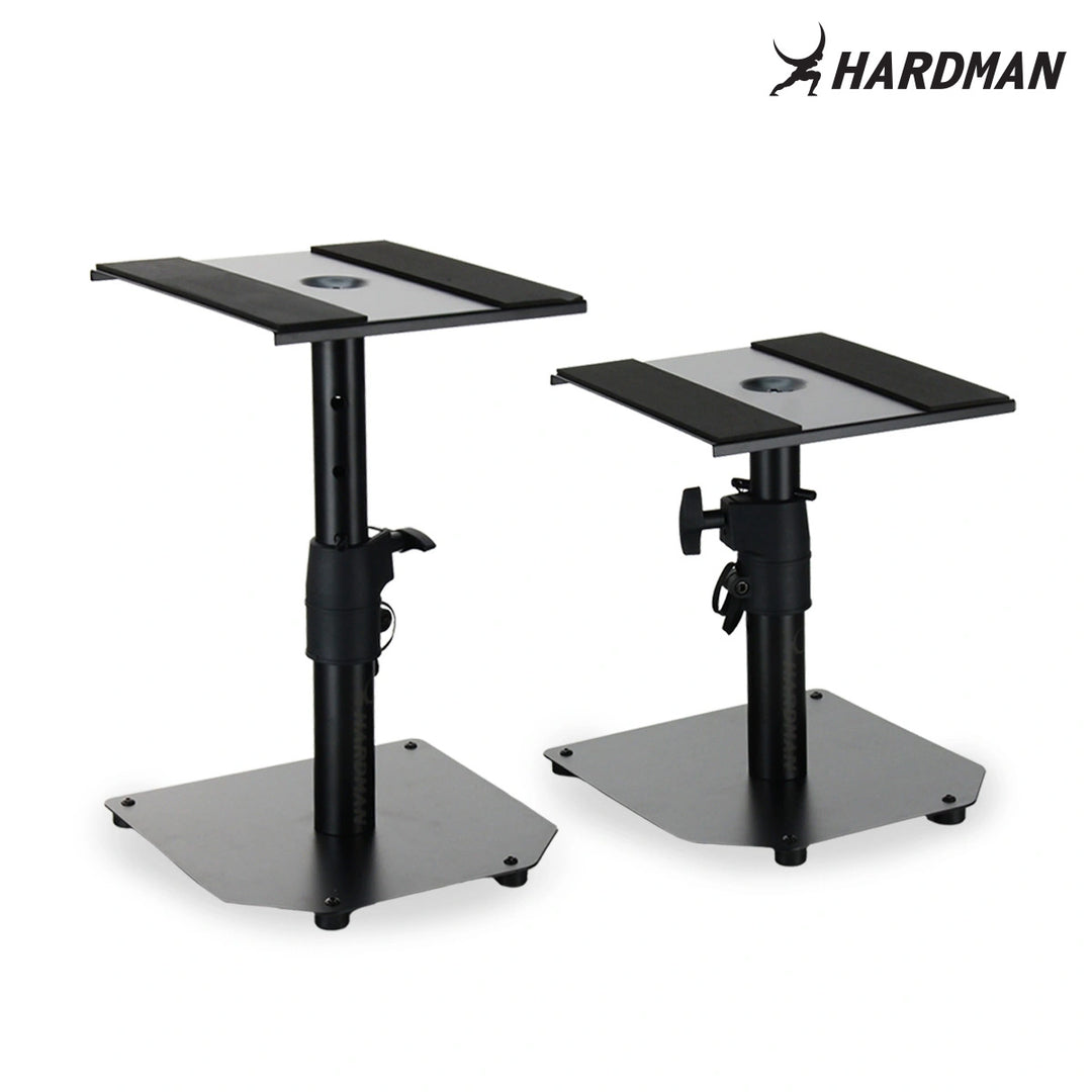 Hardman HLM42 Set mit zwei Studiomonitorständern für den Tisch