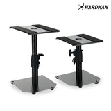 Hardman HLM42 Set mit zwei Studiomonitorständern für den Tisch